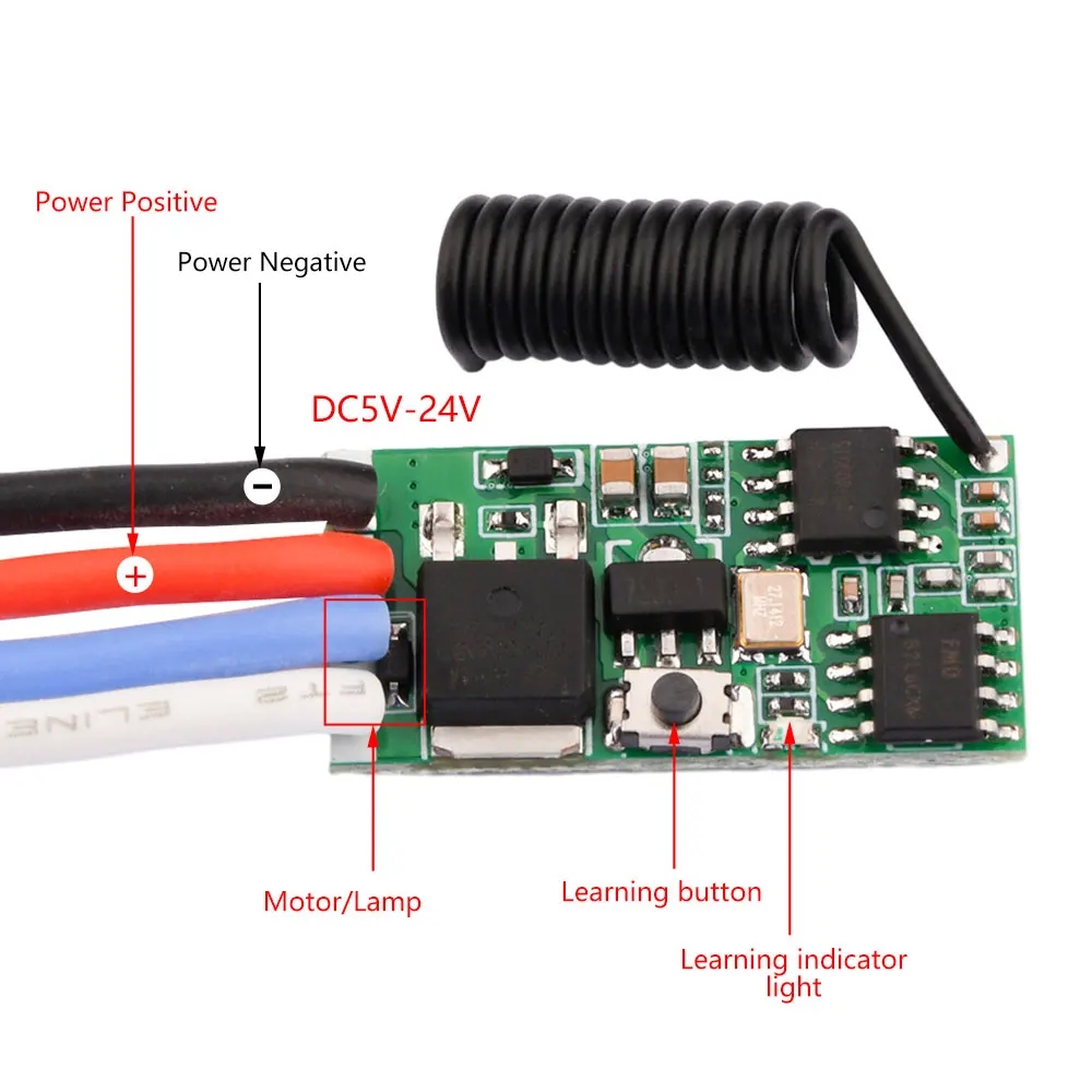 Mini Módulo Receptor de Contro - 433Mhz Receiver Module reseña y precio